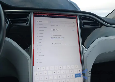 2016 Tesla Model X 75D/P100D/P90D из США, поврежденный, VIN 5YJXCBE44GFS00307